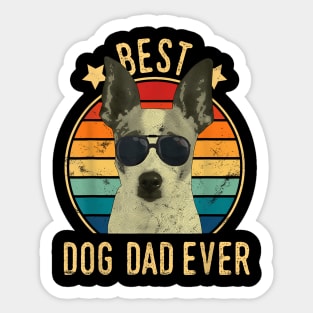 Best Dog Dad Ever Rat Terrier Father'S Day Sticker